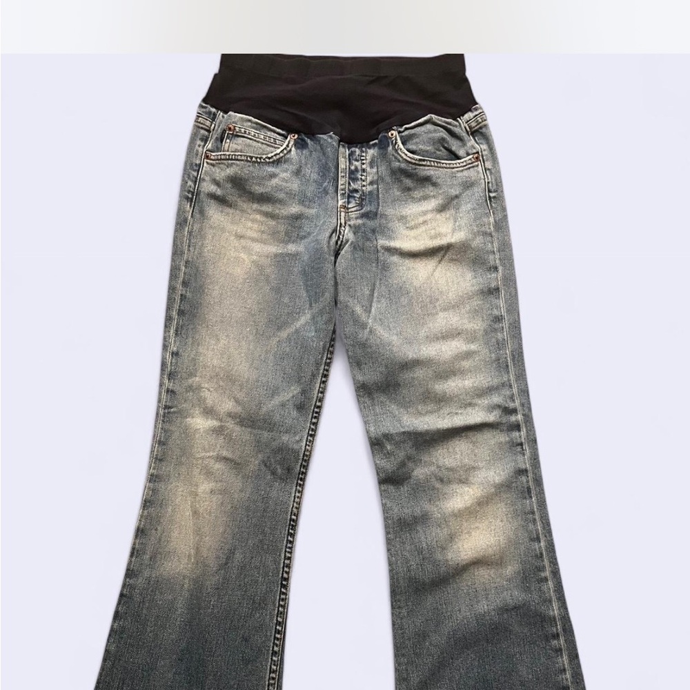 A Pea in the Pod made by 7 Jeans Blue Flare & Wide Leg